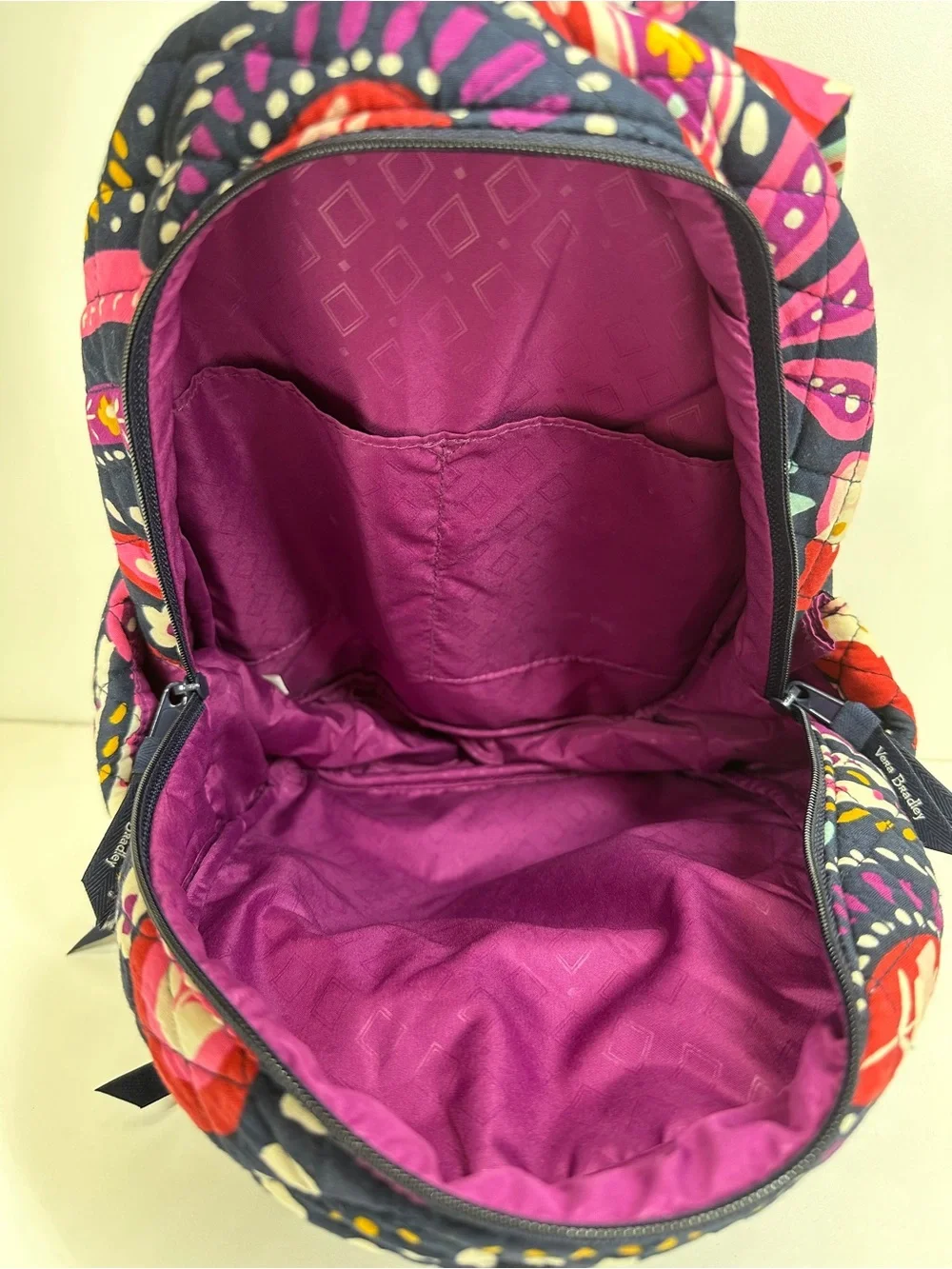 Vera Bradley Essential Compact Backpack Painted Paisley Pattern: See Description